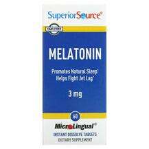 Superior Source, Melatonin 3 mg, Мелатонін, 60 таблеток