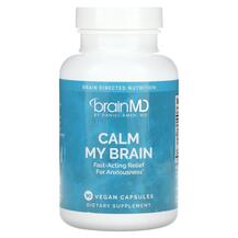Calm My Brain Поддержка стресса BrainMD 90 капсул