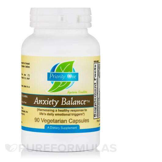 Anxiety Balance, Вітамін B1 Тіамін, 90 капсул
