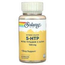 Solaray, 5-HTP with Vitamin C & B-6 100 mg, 60 Vegcaps