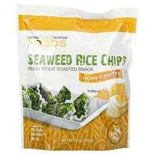 California Gold Nutrition, Seaweed Rice Chips Honey Butter, 142 g
