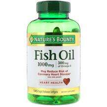 Nature's Bounty, Fish Oil 1000 mg, Риб'ячий жир Омега-3 1000 м...