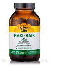 Country Life, Maxi-Hair Plus Biotin, Шкіра нігті волосся, 240 ...