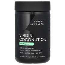 Sports Research, Virgin Coconut Oil Cold Pressed 3000 mg 120 V...