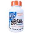 Фото товару Doctor's Best, Trans-Resveratrol 600 mg, Транс-Ресвератрол 600...