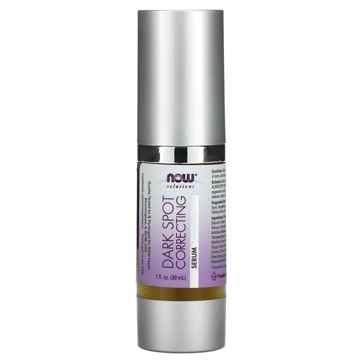 Основне фото товара NOW Foods, Solutions Dark Spot Serum, Сироватка, 30 мл