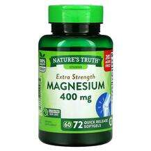 Nature's Truth, Магний, Magnesium 400 mg, 72 капсул