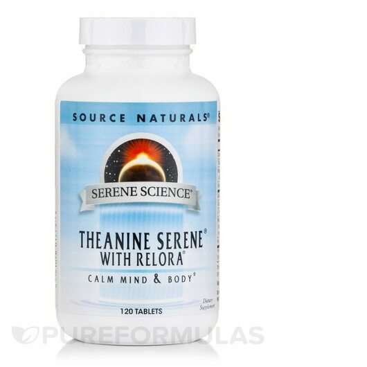 Основне фото товара Source Naturals, Serene Science Theanine Serene with Relora, L...