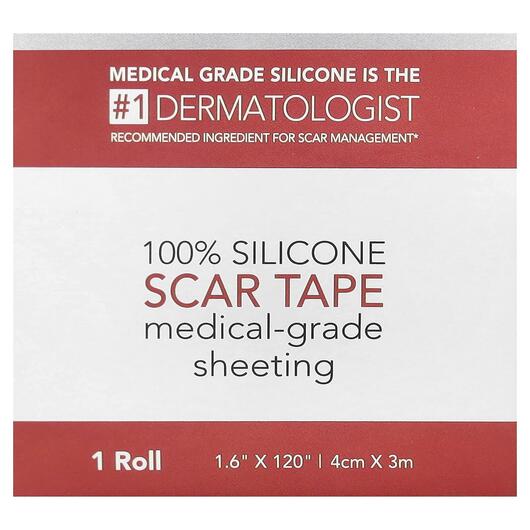 Основне фото товара 100% Silicone Scar Tape, Пластири, патчі для обличчя, 1 Roll