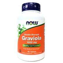 Now, Гравиола 1000 мг, Graviola 1000 mg, 90 таблеток
