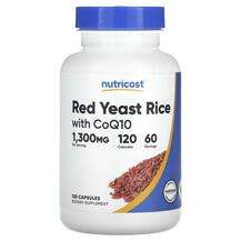 Nutricost, Коэнзим Q10, Red Yeast Rice With CoQ10 1300 mg, 120...