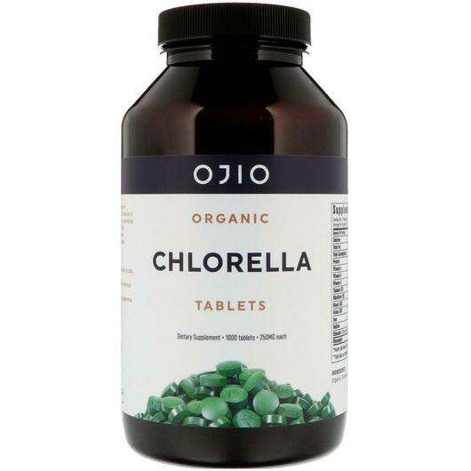Основне фото товара Ojio, Organic Chlorella 250 mg 1000, Хлорела, 1000 таблеток