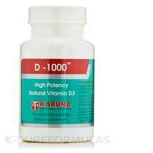 Karuna Health, Витамин D3, D-1000, 90 капсул