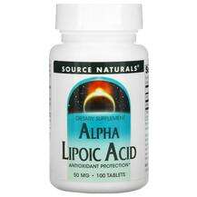 Source Naturals, Альфа-липоевая кислота 50 мг, Alpha Lipoic Ac...
