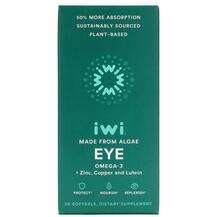 iWi, Eye Omega-3 + Zinc Copper and Lutein, 30 Softgels