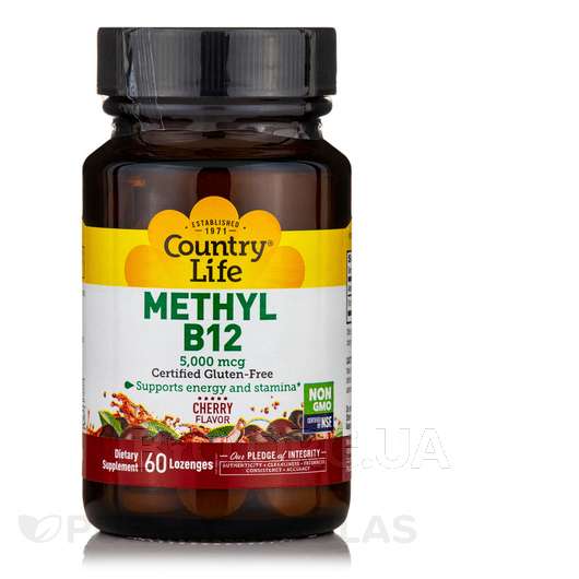 Фото товару Methyl B12 5000 mcg Cherry Flavor