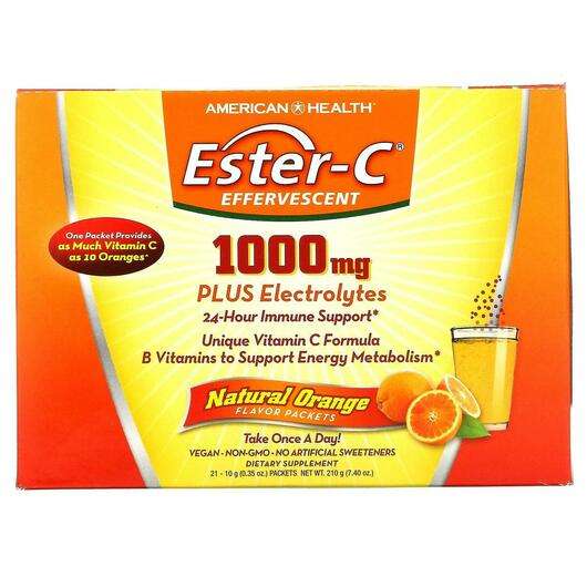 Основне фото товара American Health, Ester-C 1000 Effervescent, Шипучий Естер С 21...