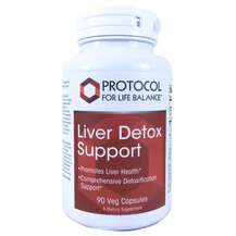 Protocol for Life Balance, Liver Detox Support, 90 Veg Capsules