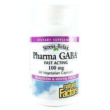 Stress Relax Pharma GABA 100 mg, Стрес Релакс ГАМК 100 мг, 60 капсул