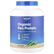 Nutricost, Organic Pea Protein Unflavored, Протеїн, 2268 г