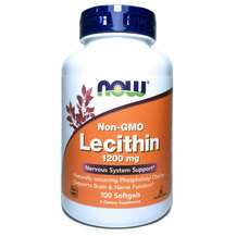 Photo Non-GMO Lecithin 1200 mg Now 100 Softgels