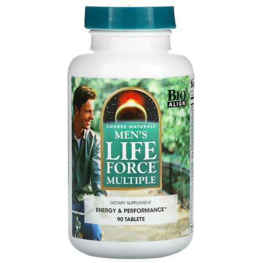 Основне фото товара Source Naturals, Men's Life Force Multiple, Мультивітаміни для...