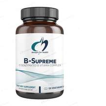 Designs for Health, B-Supreme, Комплекс вітаміну B, 120 капсул