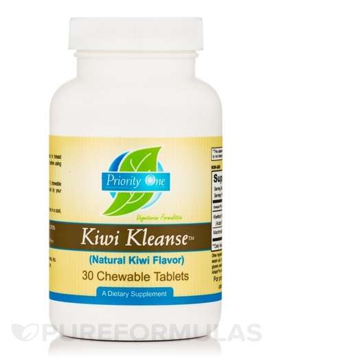 Основное фото товара Priority One, Киви, Kiwi Kleanse Natural Kiwi Flavor, 30 таблеток