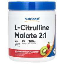 Nutricost, L-Цитруллин, L-Citrulline Malate 2:1 Strawberry Kiw...