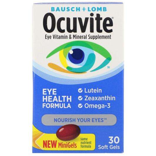 Основне фото товара Bausch & Lomb, Ocuvite Eye Health Formula, Підтримка здоро...