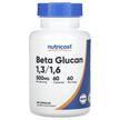 Фото товару Nutricost, Beta Glucan 13/16 500 mg, Бета-глюкани, 60 капсул