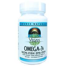 Source Naturals, Vegan Omega 3s EPA/DHA, 30 Softgels