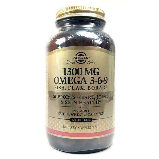 EFA Omega 3-6-9, Омега 3-6-9 EFA 1300 мг, 120 капсул