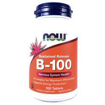 B-100 Sustained Release, B-Комплекс B-100, 100 таблеток