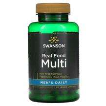 Swanson, Real Food Multi, Вітаміни для чоловіків, 90 капсул