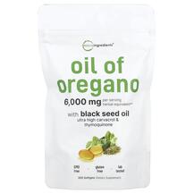 Oil of Oregano with Black Seed Oil Черный тмин Micro