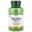 Фото товару Nature's Bounty, Biotin 5000 mcg, Біотин 5000 мкг, 150 ка...