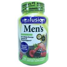 VitaFusion, Men's Complete Multivitamin Natural Berry Flavors,...