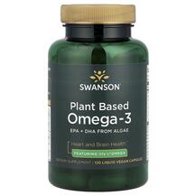 Plant Based Omega-3 Омега 3 Swanson