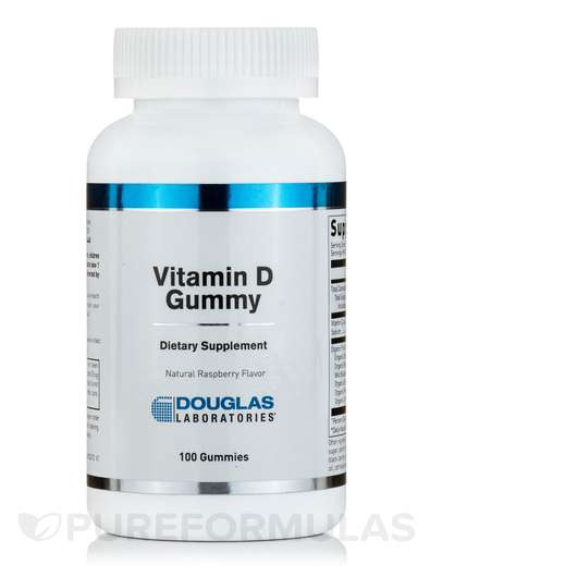 Основное фото товара Douglas Laboratories, Витамин D3, Vitamin D Gummy Natural Rasp...