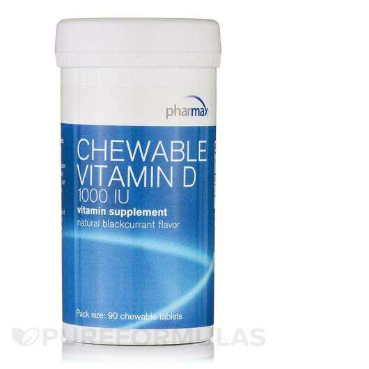 Chewable Vitamin D 1000 IU, Вітамін D3, 90 таблеток