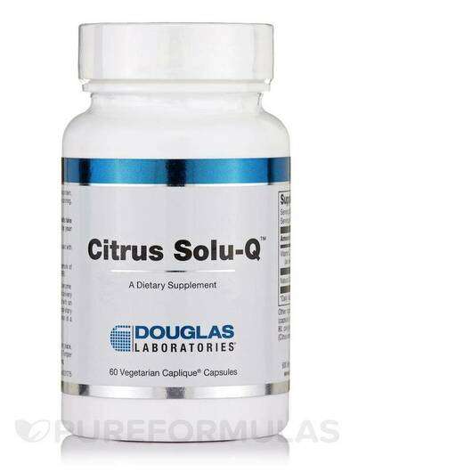 Основное фото товара Douglas Laboratories, Citrus Solu-Q, Ситрус Солу-К, 60 капсул