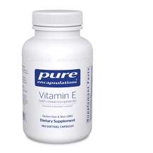 Pure Encapsulations, Витамин E Токоферолы, Vitamin E with mixe...