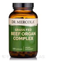 Dr. Mercola, Grass Fed Beef Organ Complex, 180 Capsules