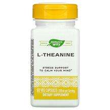 Nature's Way, L-Теанин, L-Theanine Stress, 60 капсул