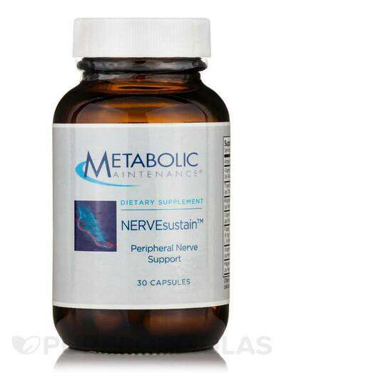 Основне фото товара Metabolic Maintenance, NERVEsustain, Підтримка мозку, 30 капсул
