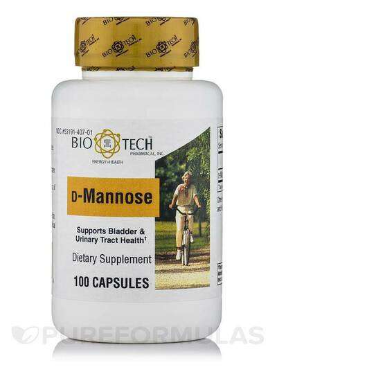 D-Mannose, D-Маноза, 100 капсул