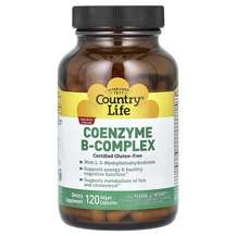 Country Life, Коэнзим B-комплекс, Coenzyme B-Complex Caps, 120...