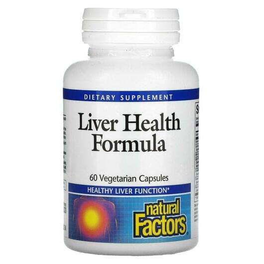 Основне фото товара Natural Factors, Liver Health Formula, Підтримка печінки, 60 к...