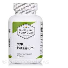 Professional Formulas, Калий, 99K Potassium, 90 капсул